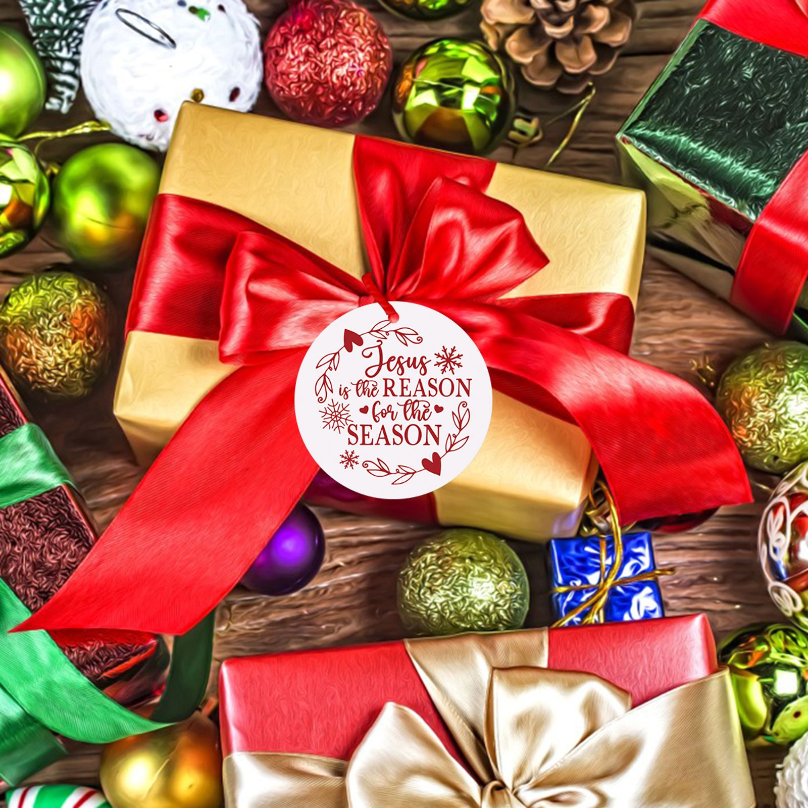 Jesus Is The Reason For The Season Christmas Ornament