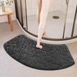 3D Non-Slip Velvet Cobblestone Bath Mat