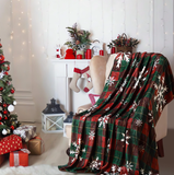 Christmas Red Buffalo Plaid Flannel Blanket