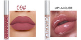 10pcs Nude Lip Gloss Matte Velvet Liquid Lipstick Set