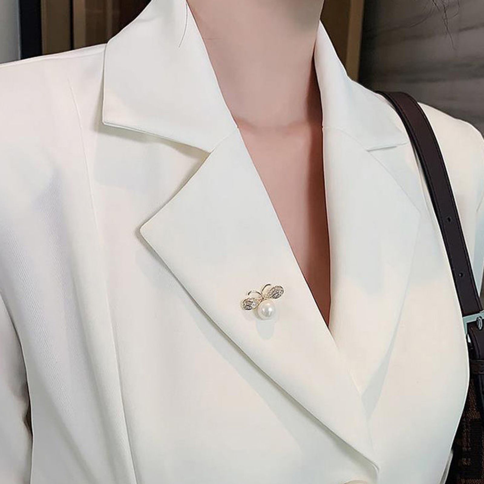 Flower Bow Brooch Set for Women - Metal Lapel Pins