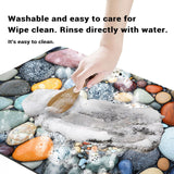 Stone Design Diatomite Bath Mat - Non-Slip & Quick Dry