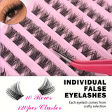 DIY Eyelash Extension Kit with Individual Lash Clusters