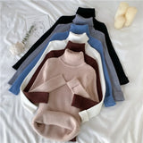 Women's Warm Turtleneck Jumper Sweater