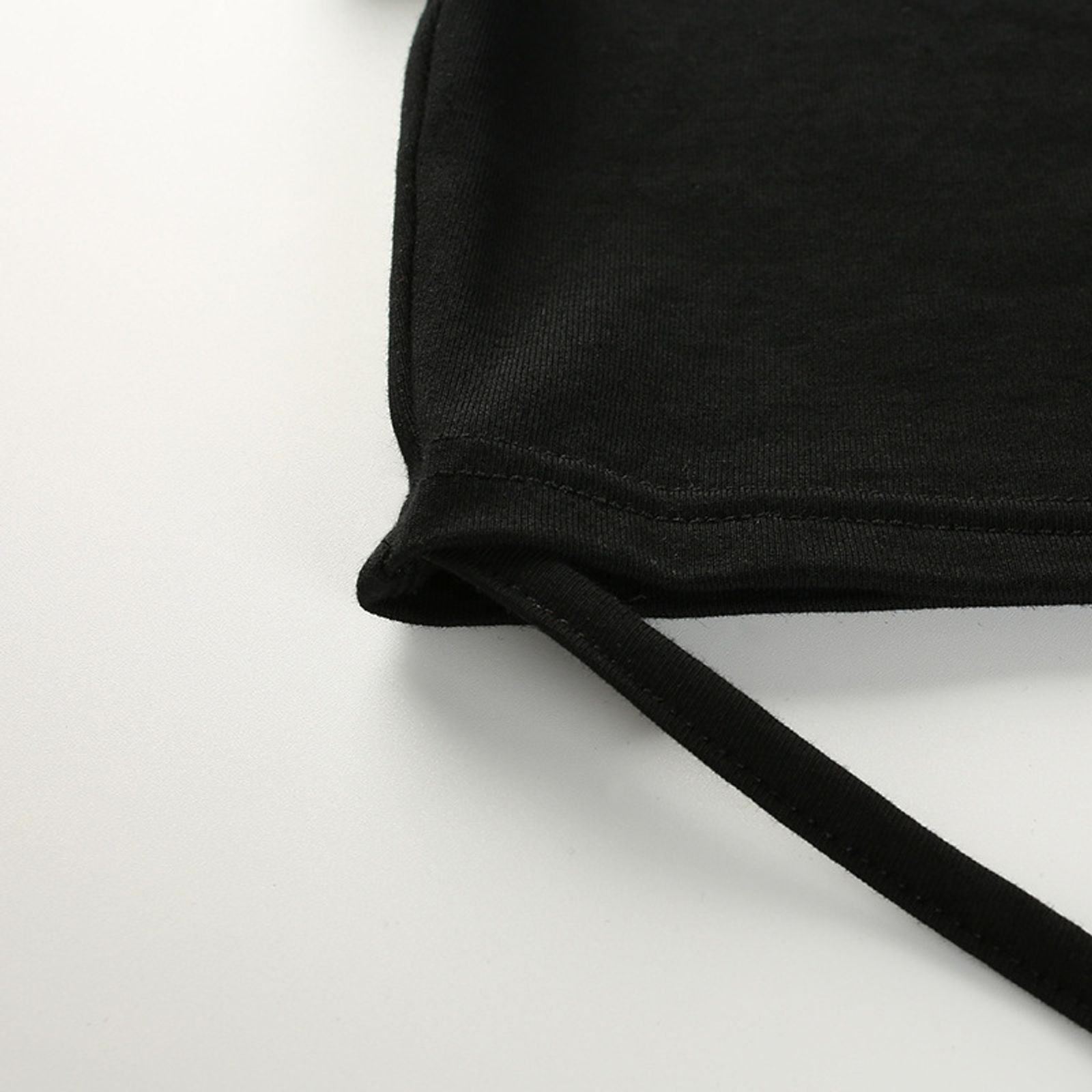 Women’s Black Short Sleeve Crop Top