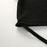 Women’s Black Short Sleeve Crop Top