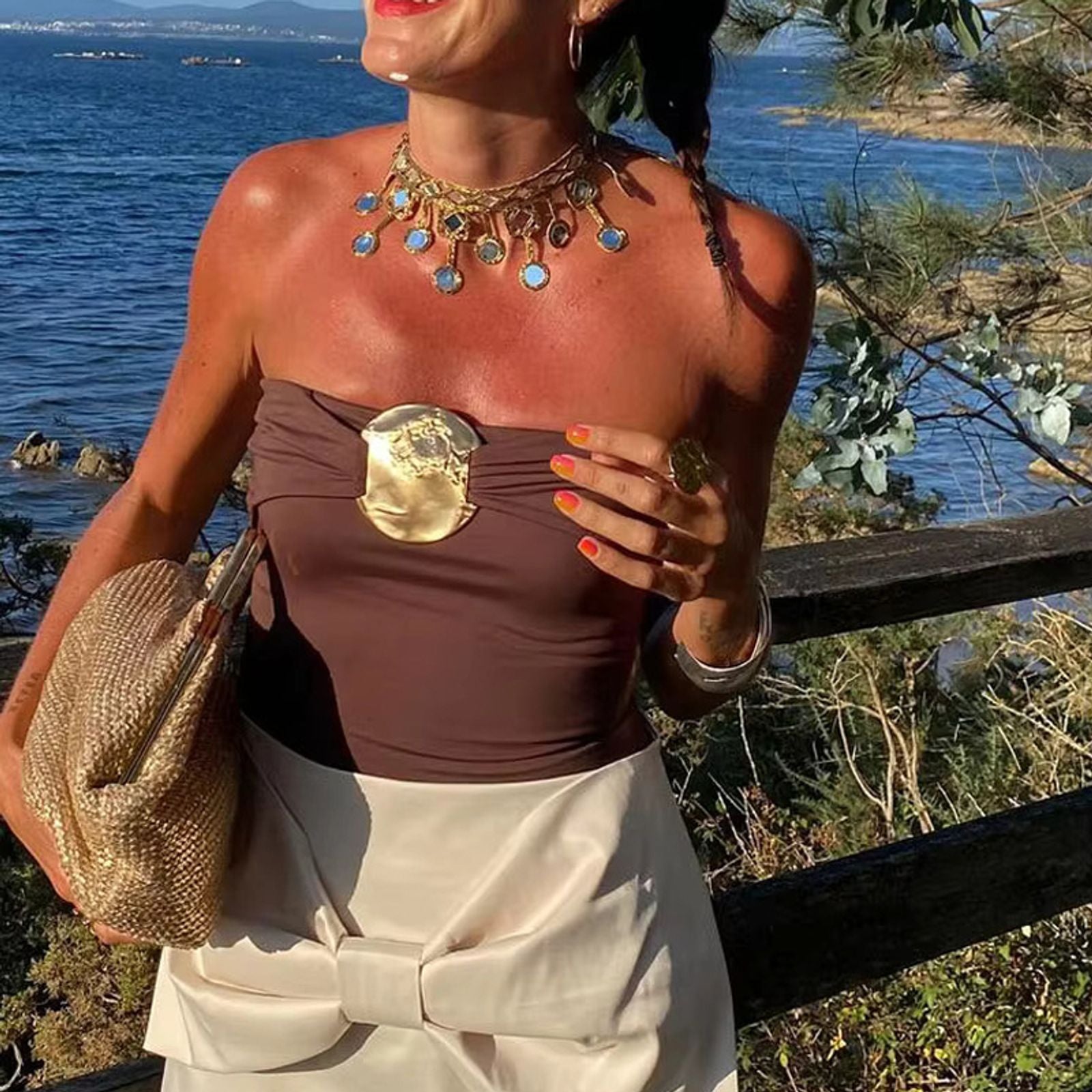 Extreme Off-Shoulder Bodysuit for Women