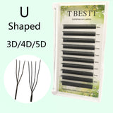 Soft U Shape 5D and 6D Faux Eyelash Extensions