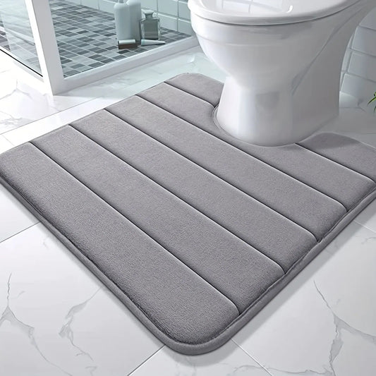 U-Shaped Memory Foam Bathroom Mat