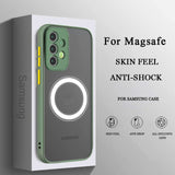 Luxury Magnetic MagSafe Wireless Charge Case for Samsung Galaxy
