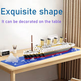 1878 PCS Cruise Ship Model Building Block Set