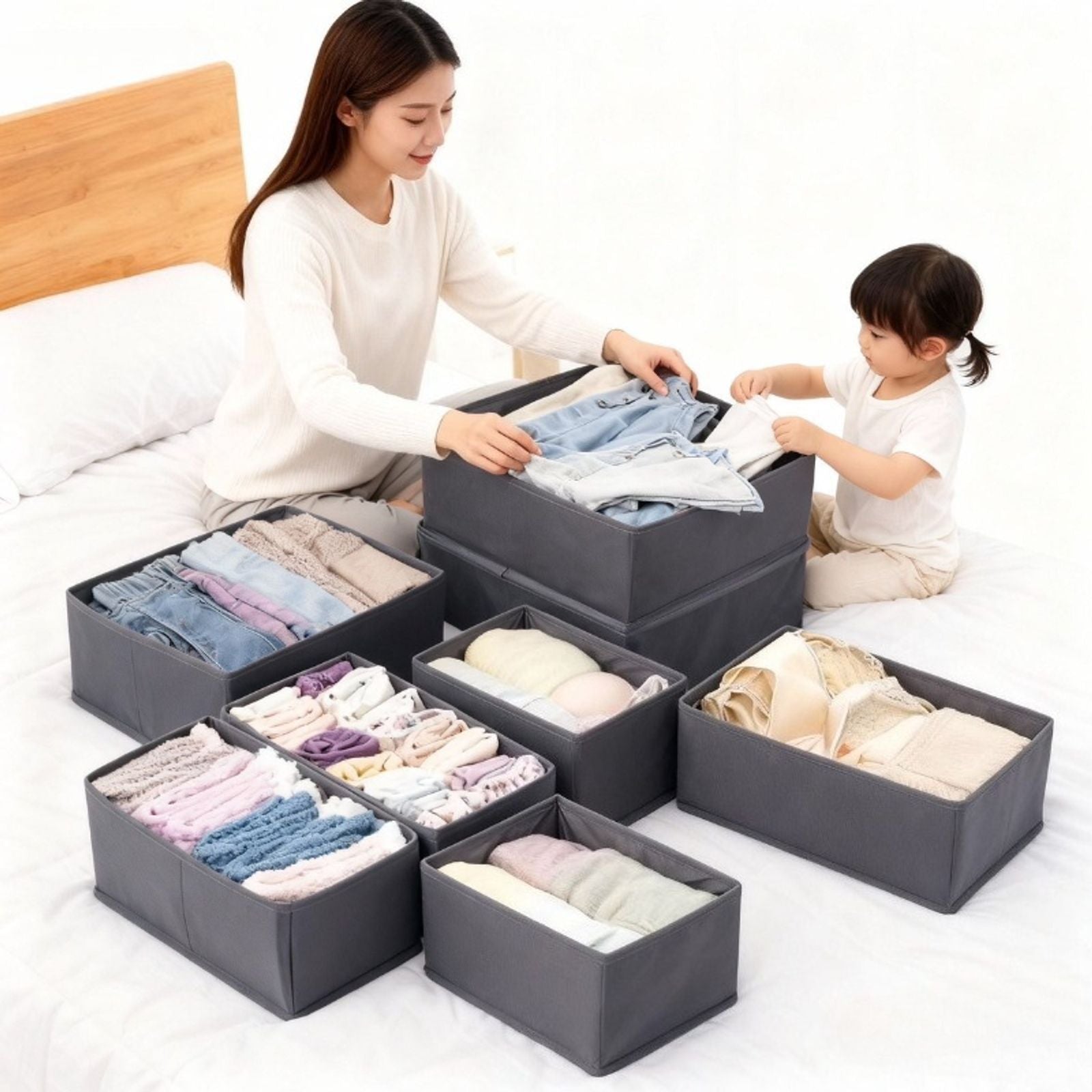Drawer Storage Organizers for Clothes and Accessories