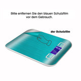 Portable Kitchen Scale with Stainless Steel Surface
