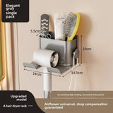 Wall Mounted Hair Dryer and Straightener Holder