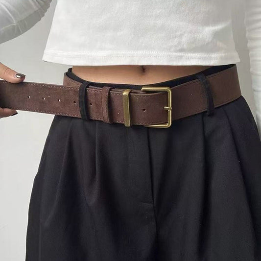 Versatile American-Style Retro Women's Belt