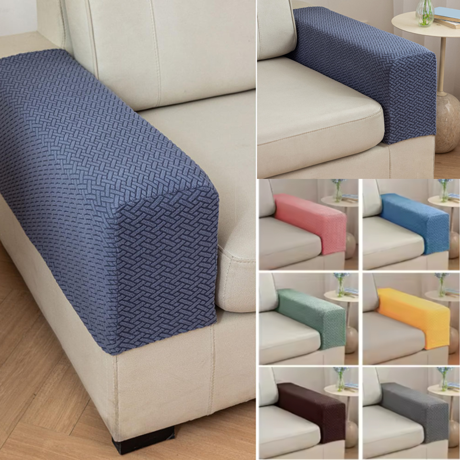 Elastic Sofa Arm Covers for Chairs and Armrests