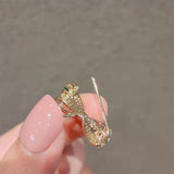 Flower Bow Brooch Set for Women - Metal Lapel Pins