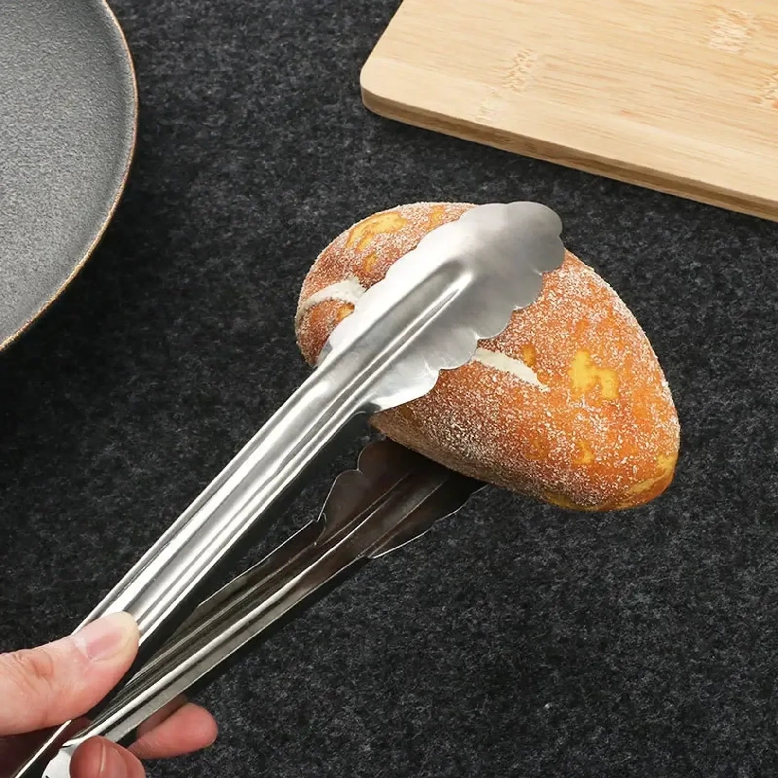 Stainless Steel Kitchen Food Tongs