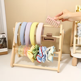 Solid Wood Multi-Layer Jewelry Display Rack