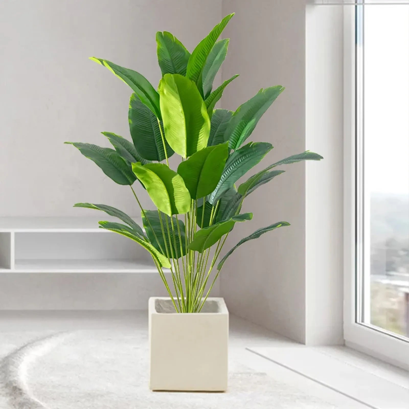 Large Tropical Palm Tree | Real Touch Fake Banana Plant