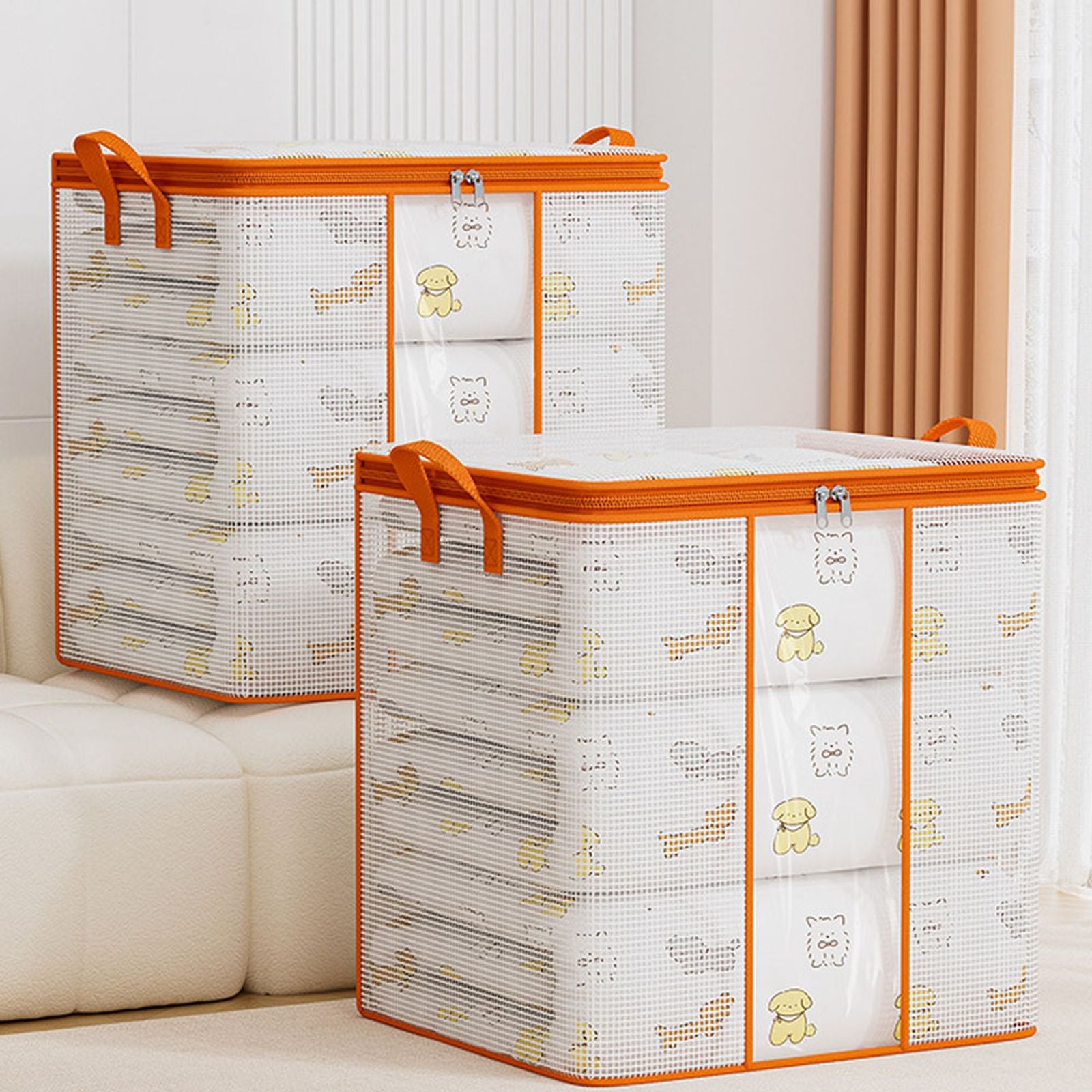 Transparent Plastic Storage Bag for Blankets and Bedding
