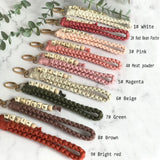 Customized Bohemian Style Bracelet Name Keychain