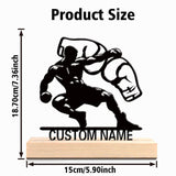 Stylish Personalized Custom Boxing Metal Statue Sculpture