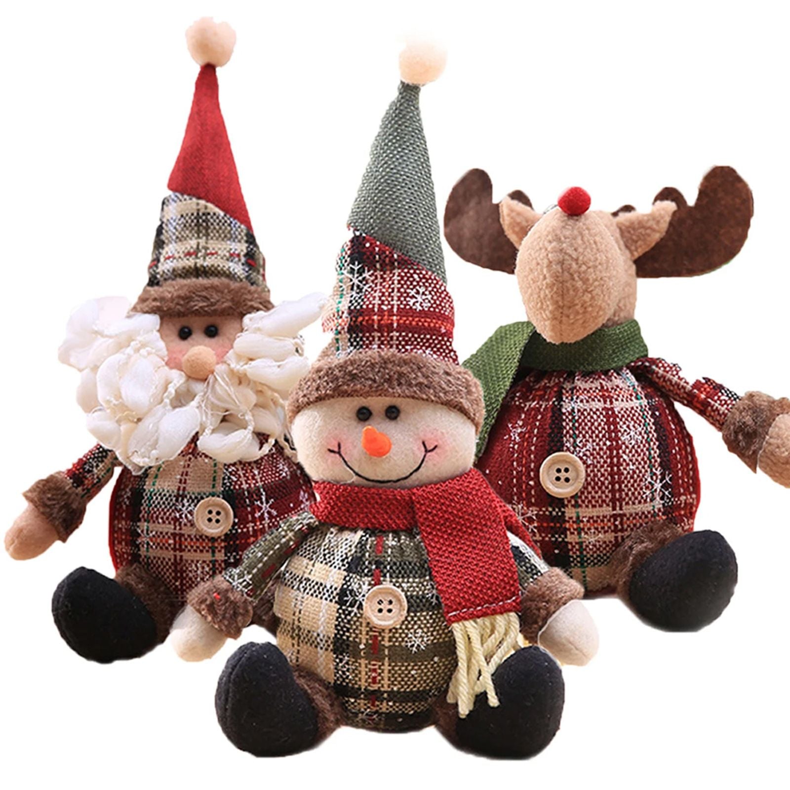 Telescopic Snowman Figure Christmas Decoration