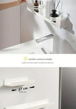 Self-Adhesive Bathroom Shelf Makeup Organizer Rack