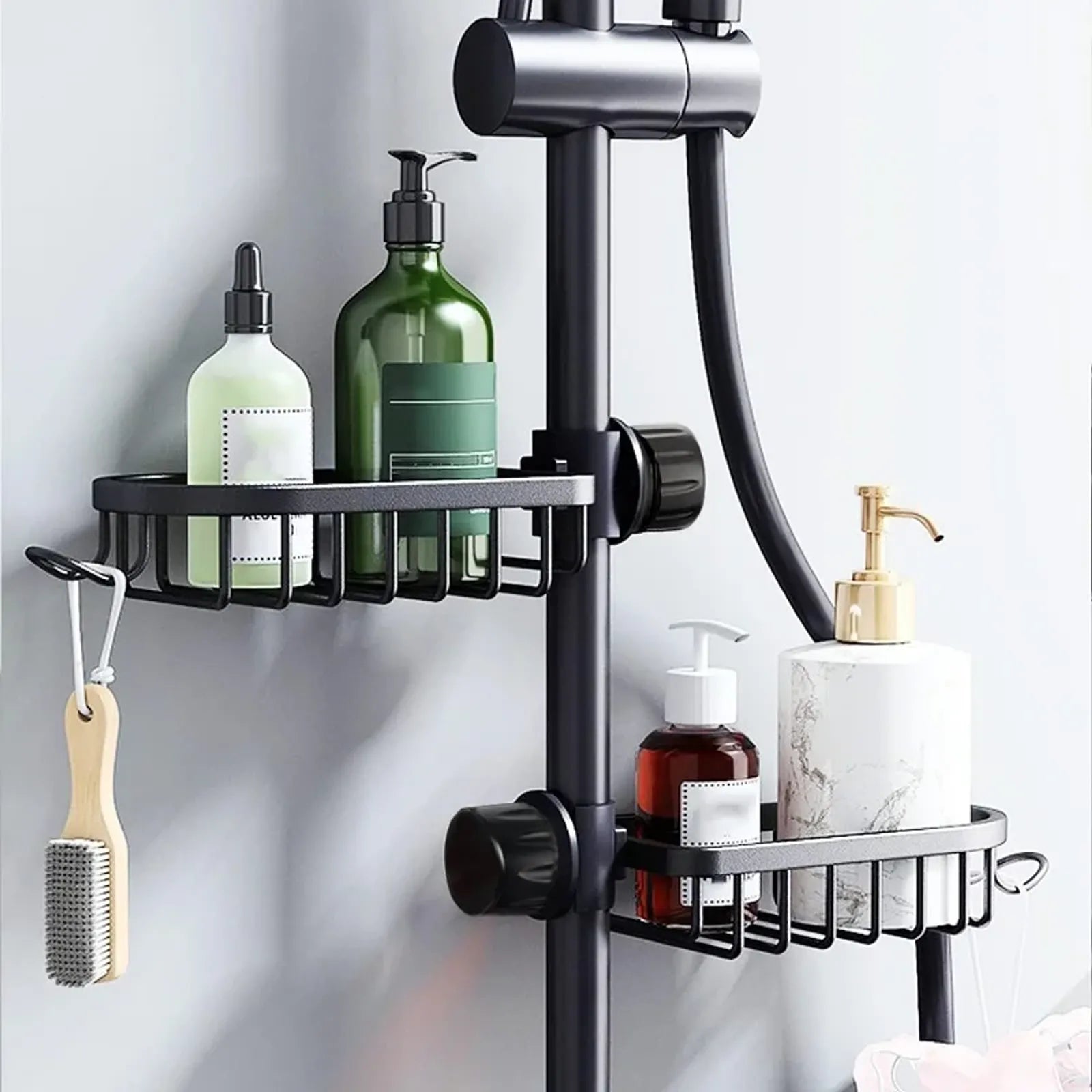 Bathroom Faucet Storage Rack and Shower Soap Holder