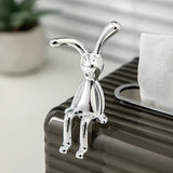 2PC Long-Eared Rabbit Ornaments for Home Decoration