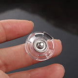 5 Pairs Plastic Transparent Hidden Snap Buttons for Coats