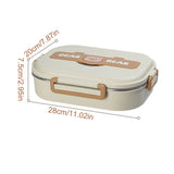 304 Stainless Steel Leak-proof Lunchbox with 4 Compartments