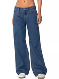 Fashionable Women's High Waist Wide Leg Jeans