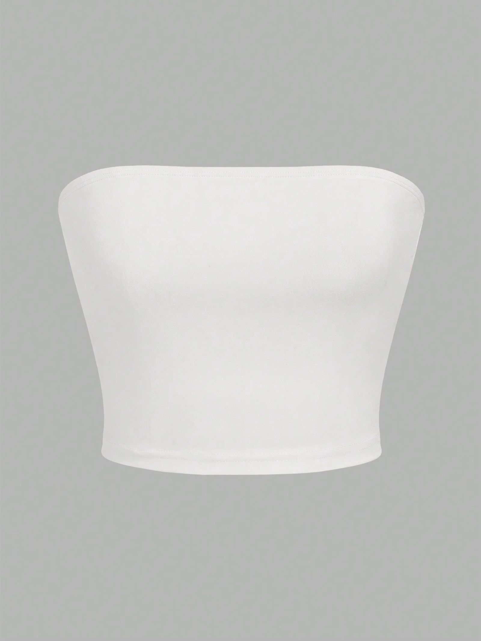 Women's Strapless Crop Top with Wrapped Chest