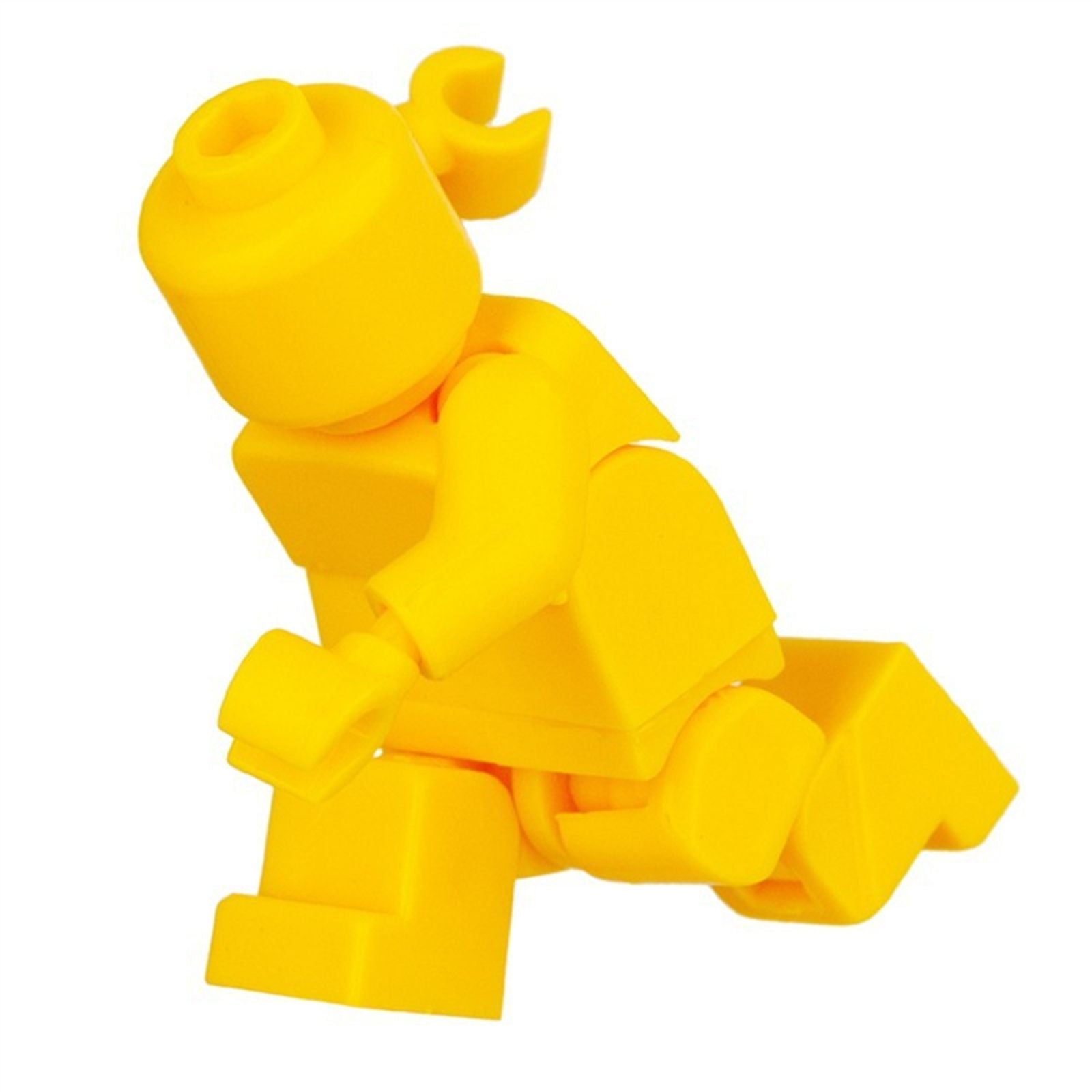 Movable Joint Building Blocks Figurine - 1.77 Inches
