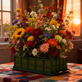 Large Green Floral Foam Cage for Flower Arrangements