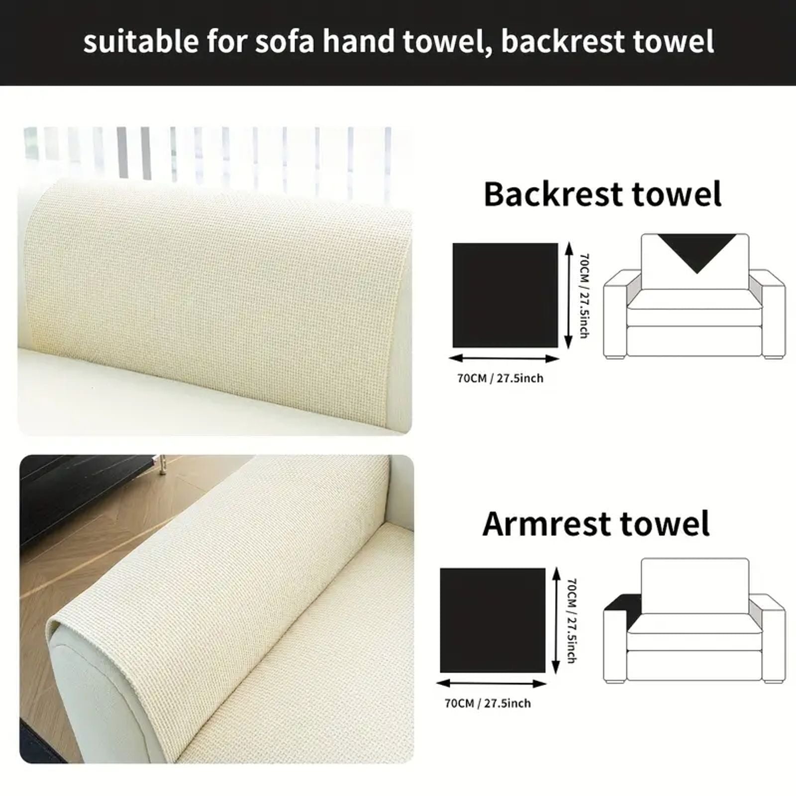 Minimalist Jacquard Anti-Slip Sofa Cover for All Seasons