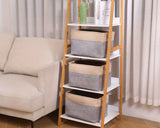 Foldable Linen Storage Bins with Handles for Organizing