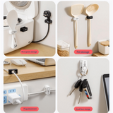 Cute Black and White Small Wall-Mounted Storage Rack