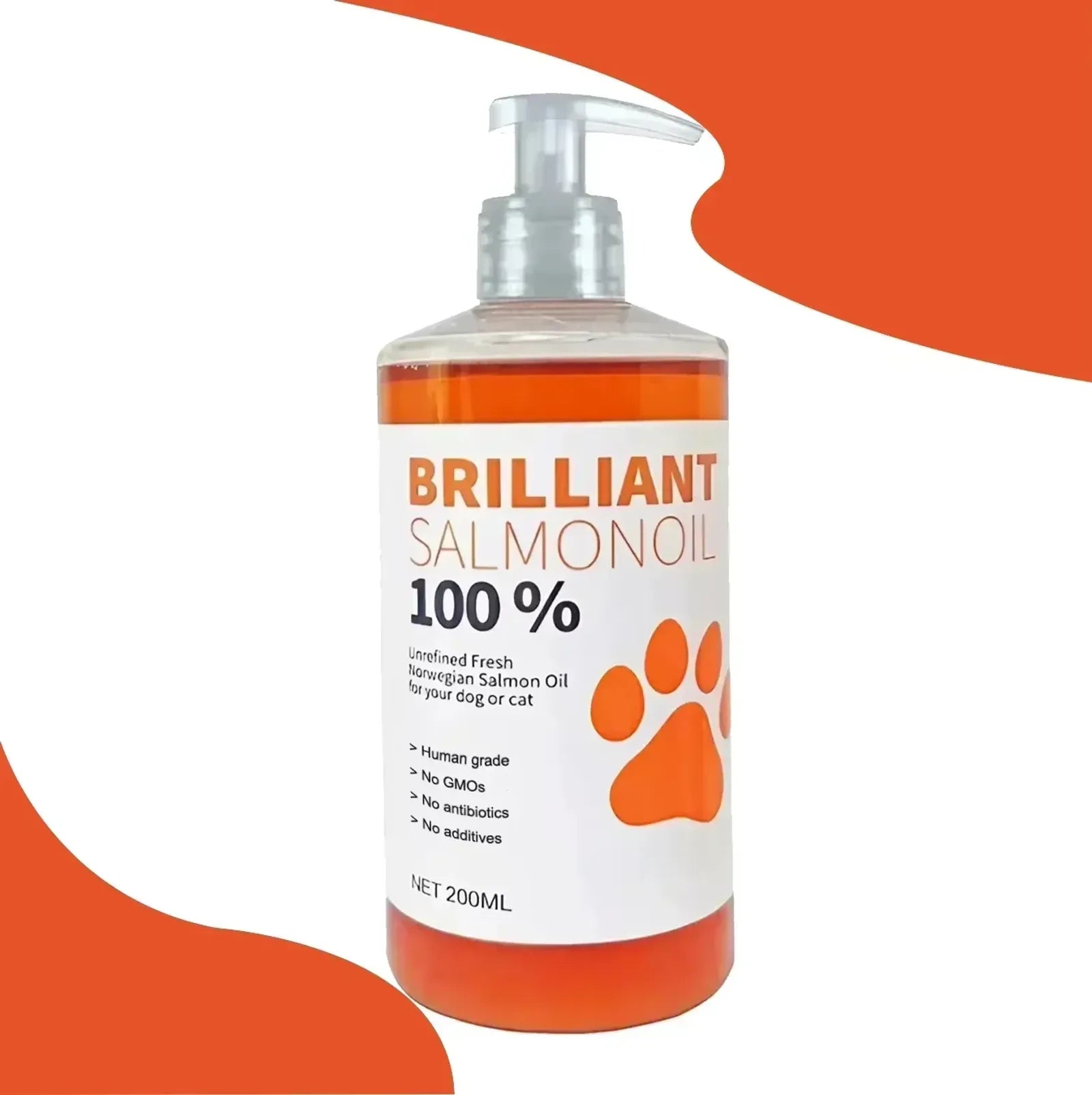 Natural Salmon Oil Nutritional Supplement for Dogs - 200ml