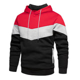 Men's Long Sleeve Casual Splicing Hoodie
