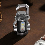 COB LED Keychain Flashlight - Ultralight & USB Rechargeable