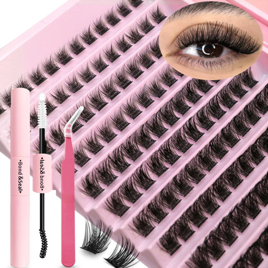DIY Eyelash Extension Kit with Individual Lash Clusters