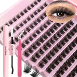 DIY Eyelash Extension Kit with Individual Lash Clusters