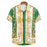 Unisex 2025 Breathable Hawaiian Baroque Print Shirt