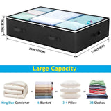 Underbed Quilt Storage Bag Organizer