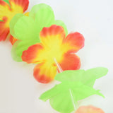 Hawaiian Flower Wreath Necklace - Tropical Party Decor