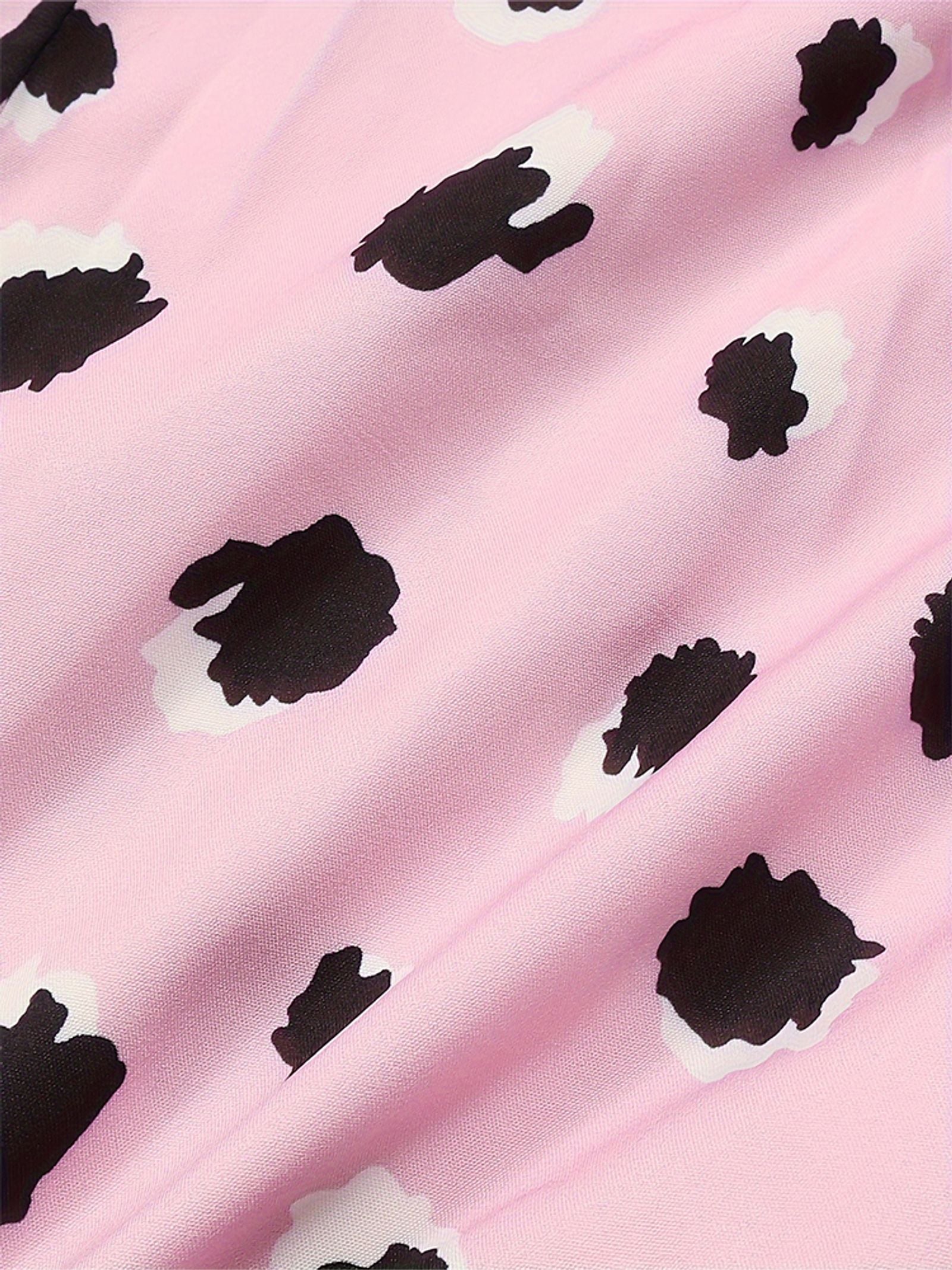 Ladies Vintage Ruffle Long Sleeve V Neck Top