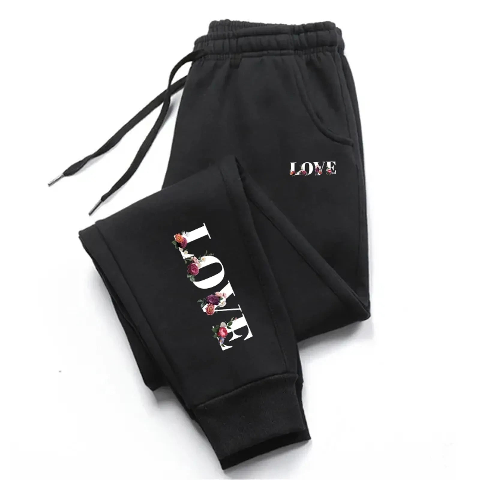 Womens LOVE Letter Print Luxury Sweatpants